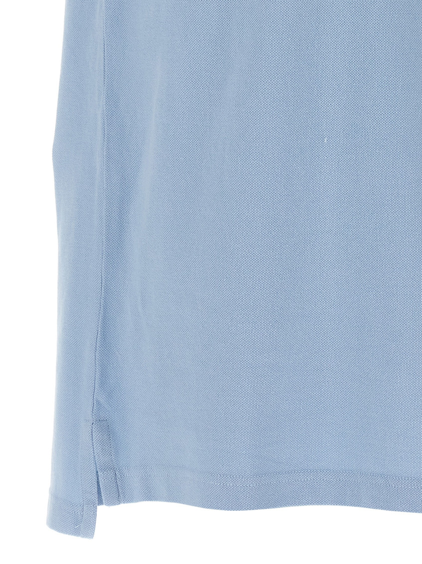 Light Blue Cotton Polo Shirt