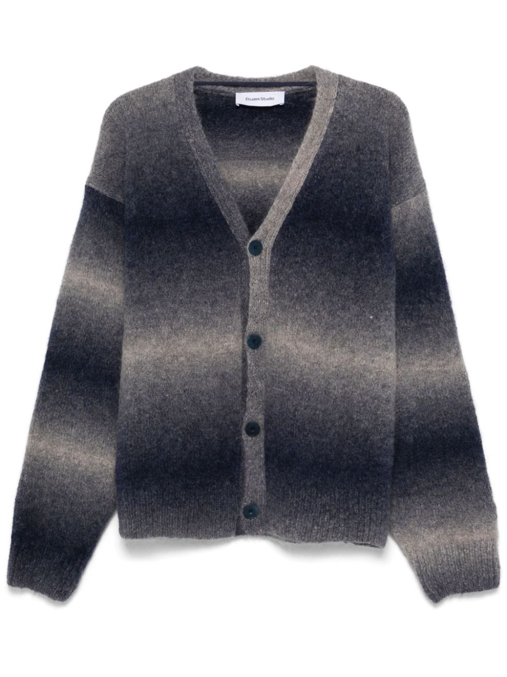 Space-dye cardigan - Blue