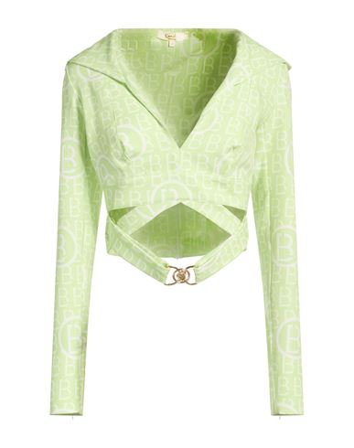 Woman Top Lime green Size 6 Polyamide, Elastane