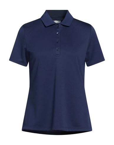 Woman Polo shirt Navy Size S Polyester