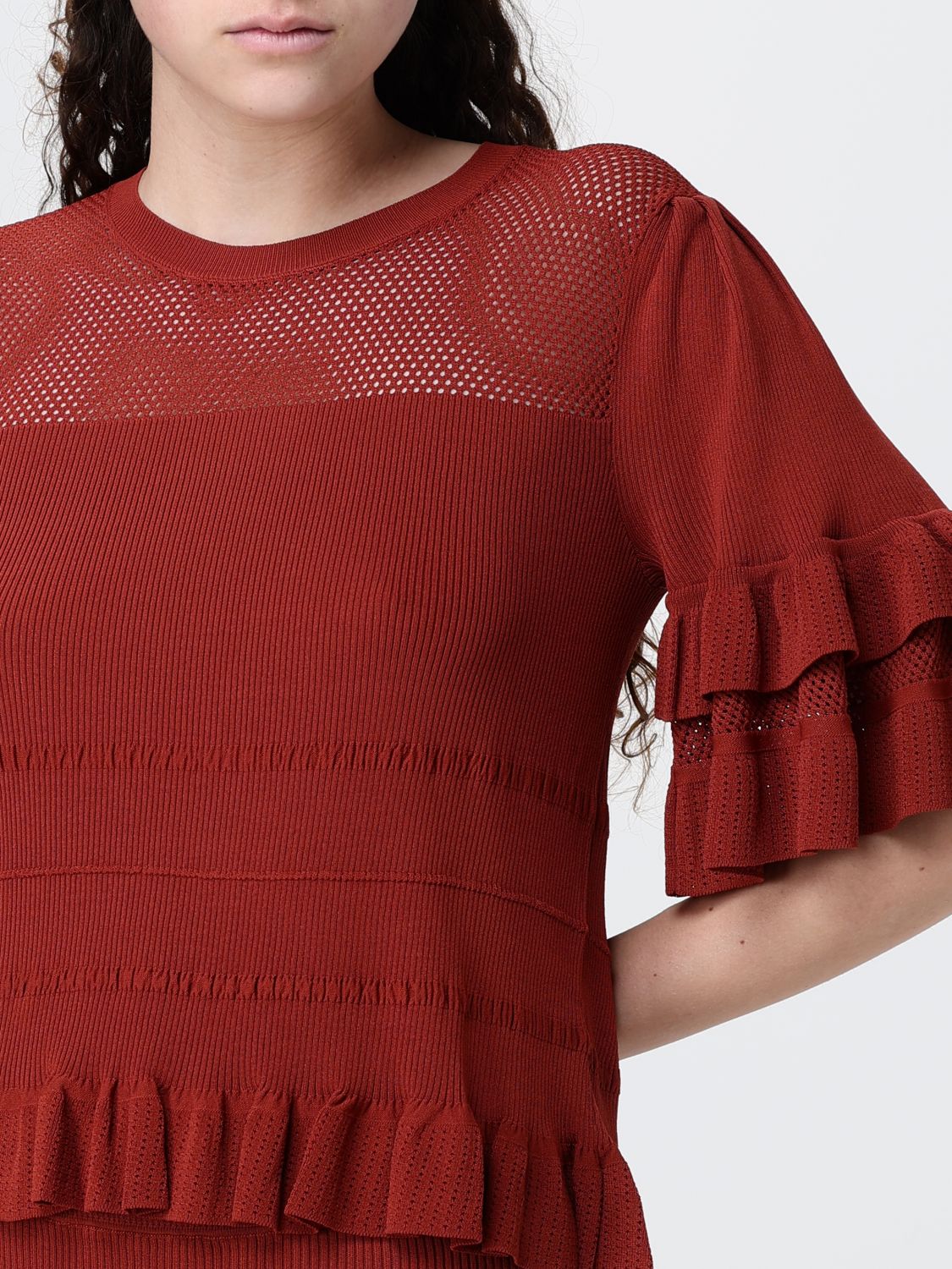 Sweater Woman color Brown
