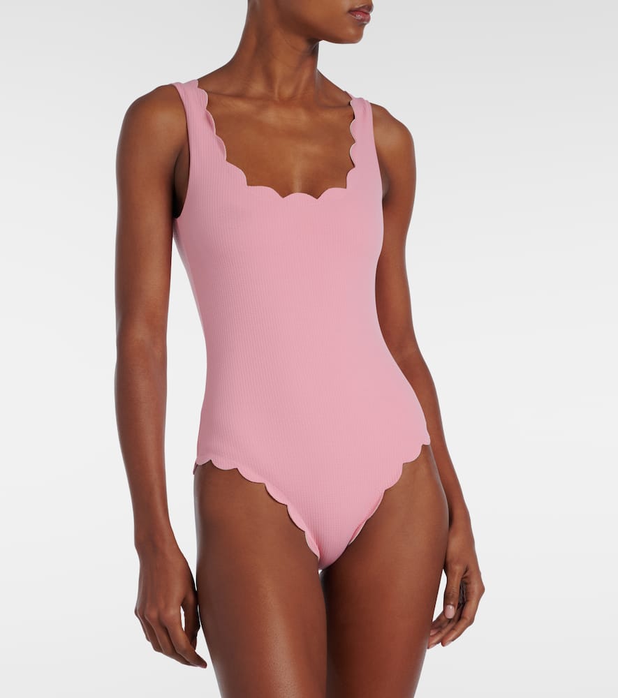 Palm Springs scalloped swimsuit