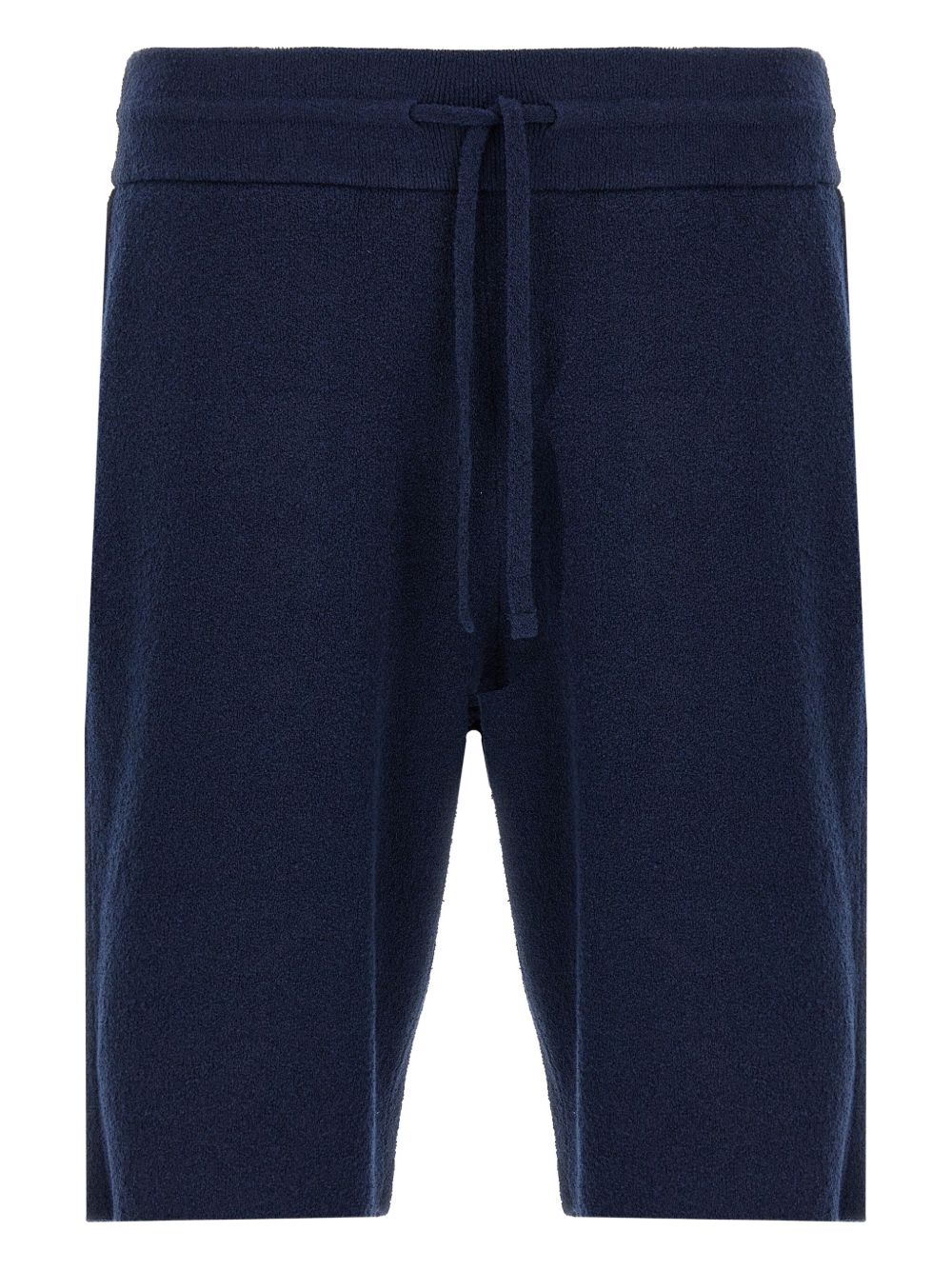 Drawstring spongy shorts - Blue