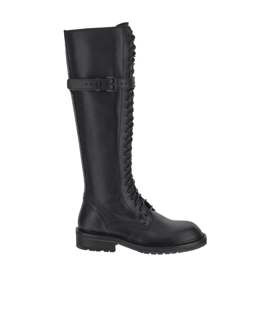 Ann Demeulemeester Rounded Toe Knee-High Boots