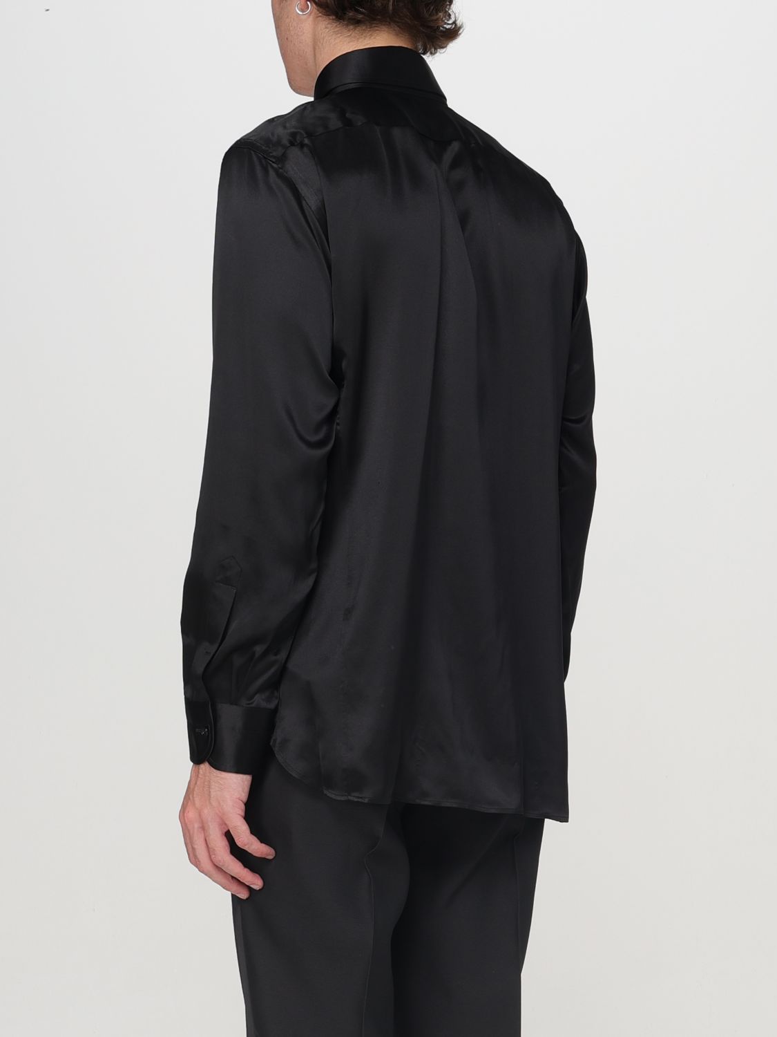 Camicia In Seta Slim Fit