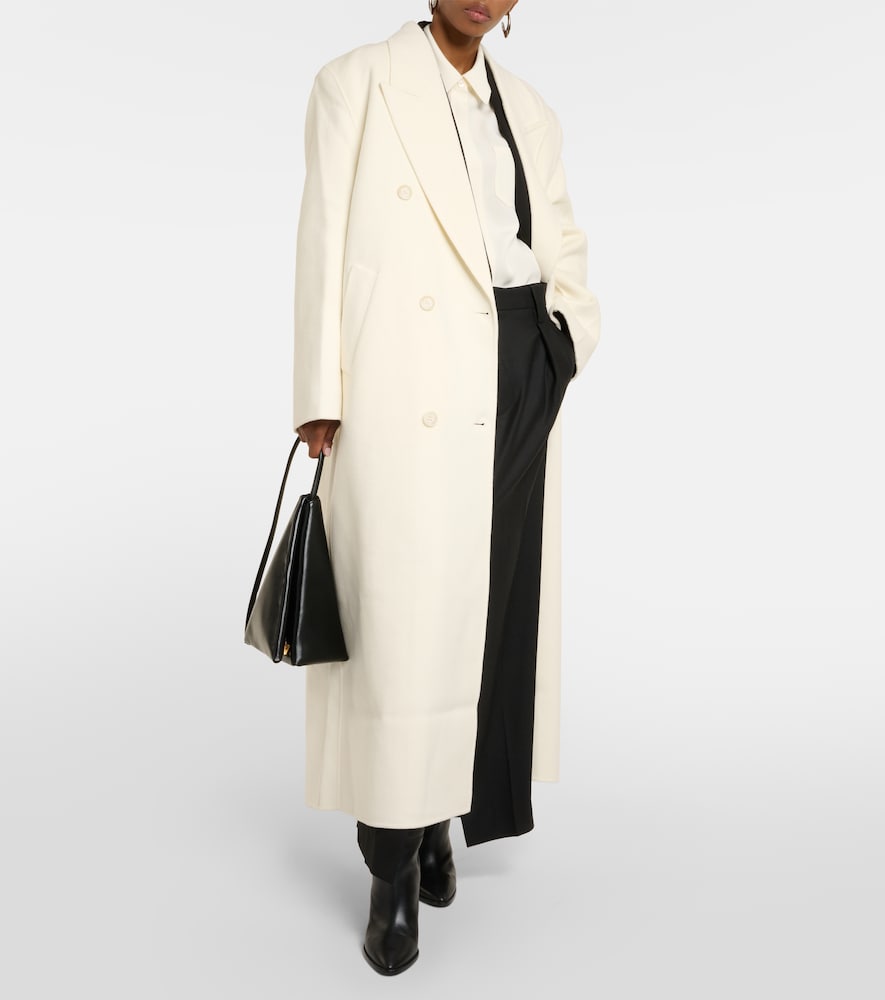Gaia oversized wool-blend coat