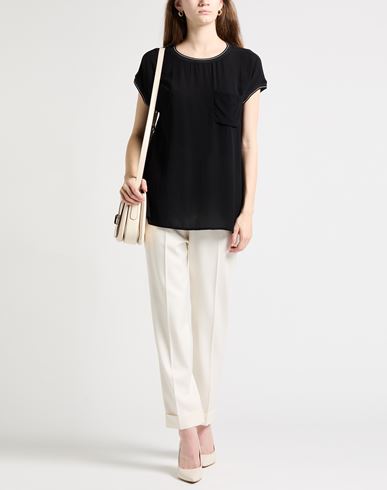 Woman Top Black Size 4 Viscose