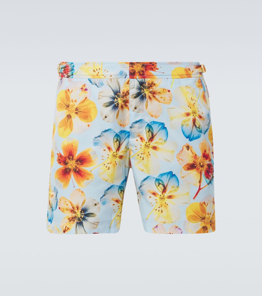 Floral swim trunks