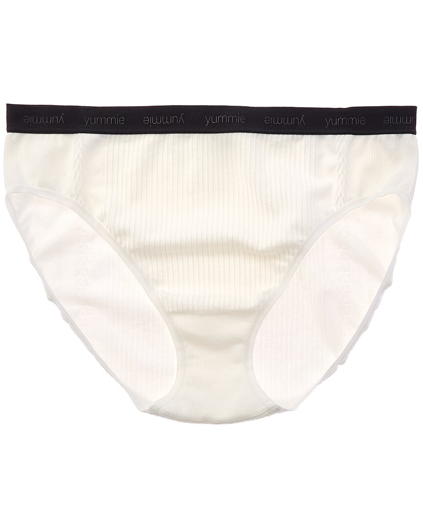 Gemma Ribbed Hi-Leg Brief