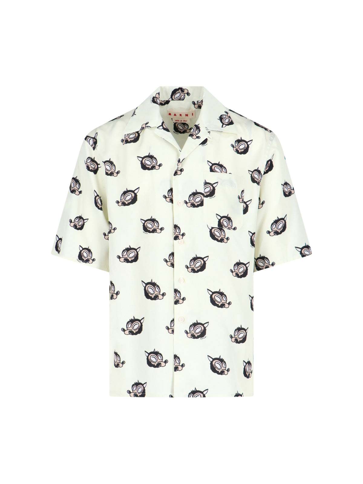 Lightweight 100% Viscose Button-Down Shirt