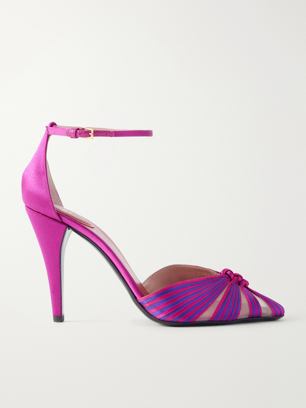 Annine 100 Satin Pumps - Pink