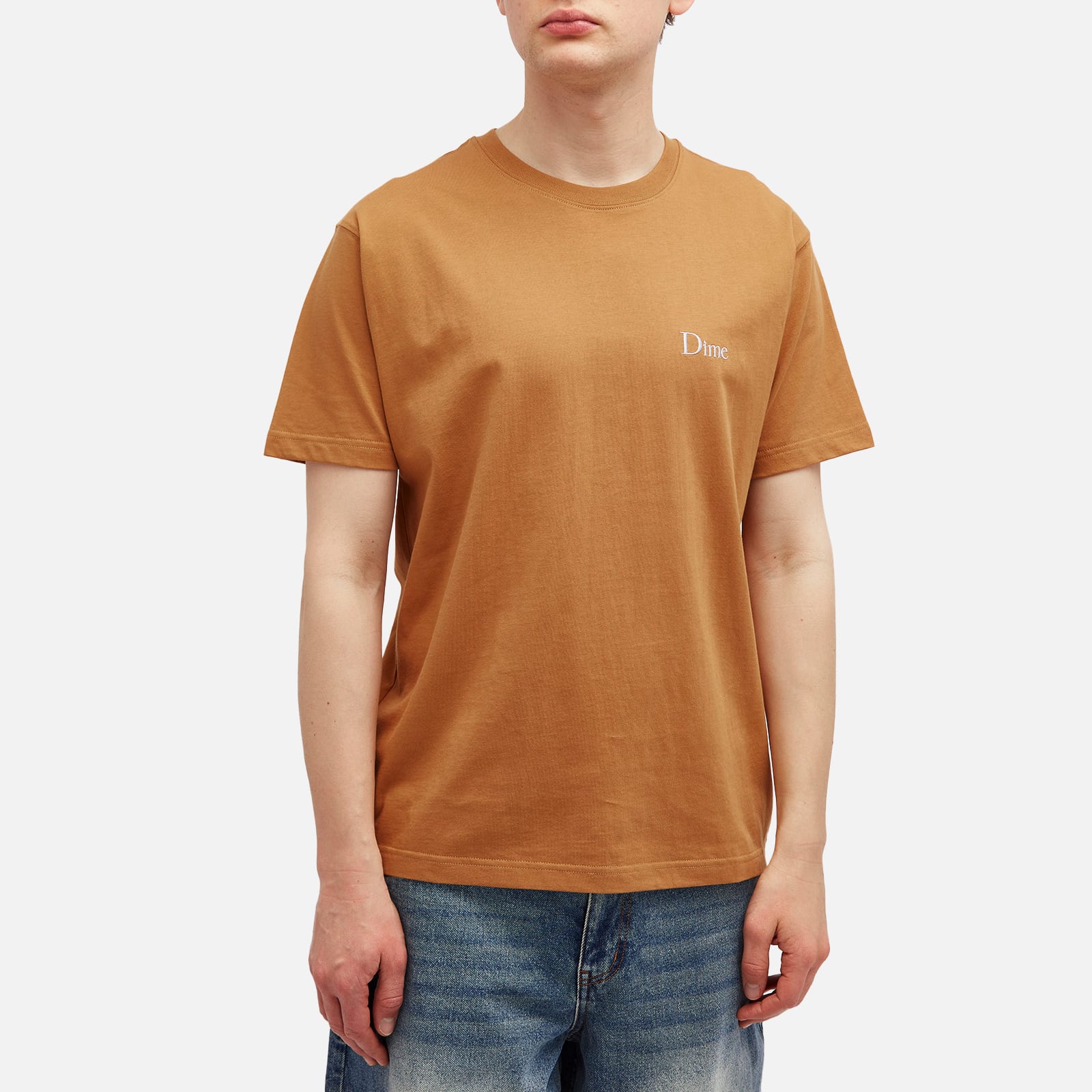 Men's Classic Small Logo T-Shirt in Almond