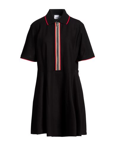 Woman Mini dress Black Size XXL Cotton