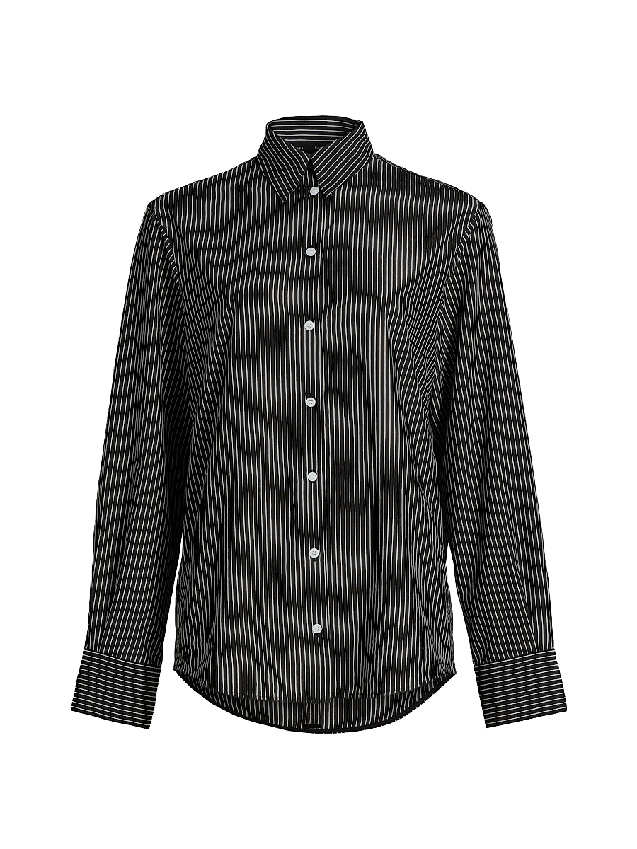 Women's Lynsey Striped Shirt - Black White