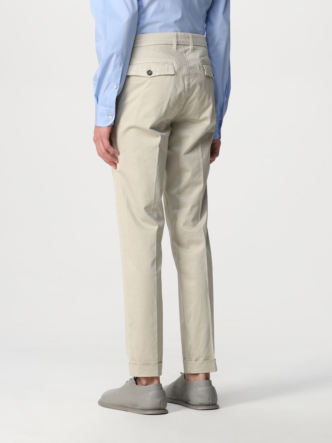 Pants in stretch cotton