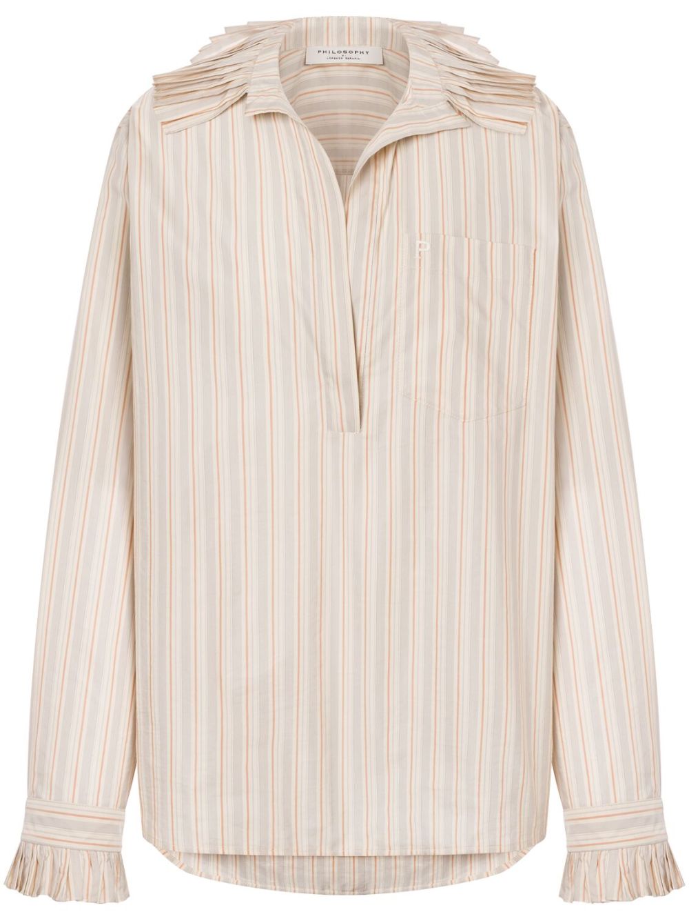 Philosophy Di Lorenzo Serafini striped shirt - Neutrals