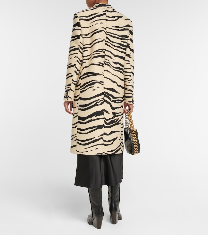 Stella McCartney Printed double-breasted coat