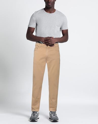 Re_hash Man Pants Camel Size 30 Cotton, Elastane