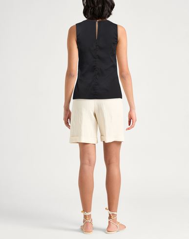 Woman Top Black Size 2 Cotton, Polyamide, Elastane