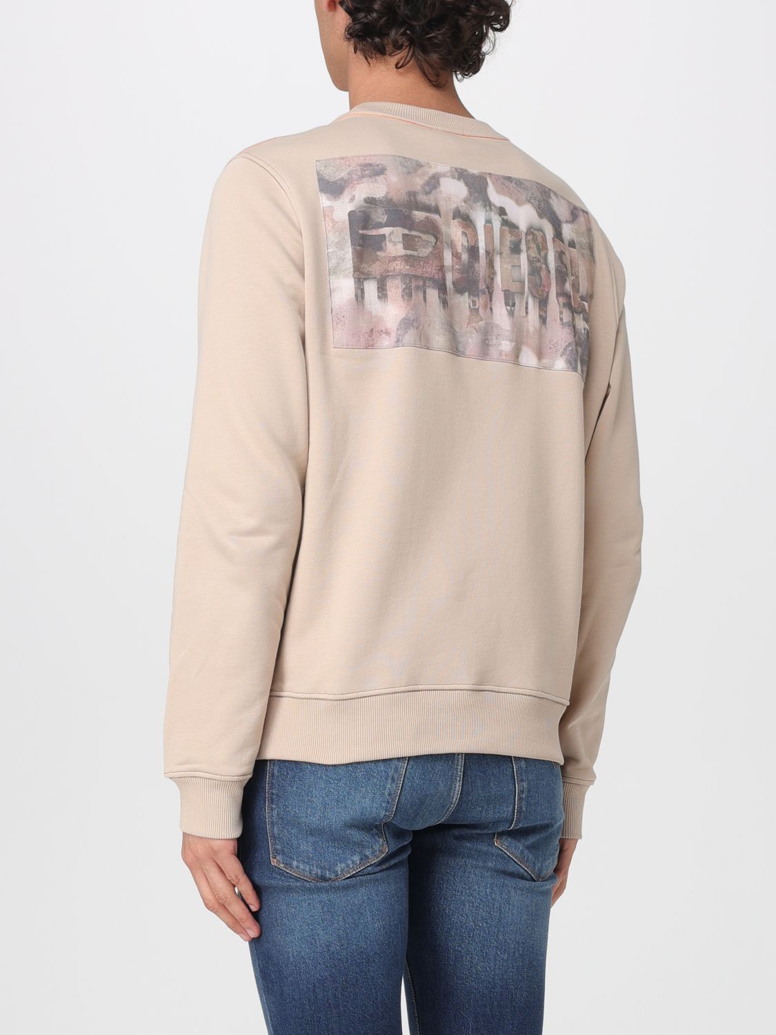 Sweatshirt Men color Cream