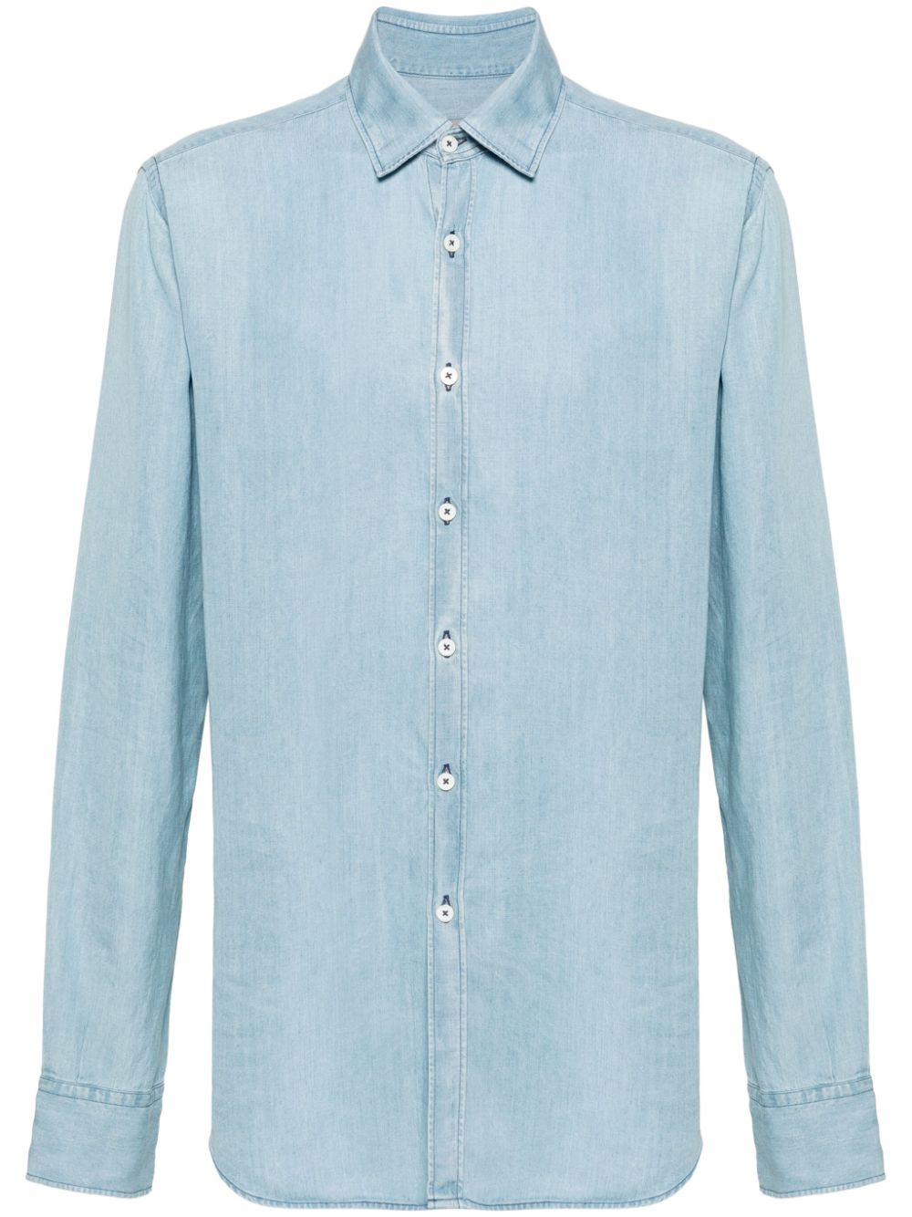 Long-sleeve denim shirt - 301 BLUE