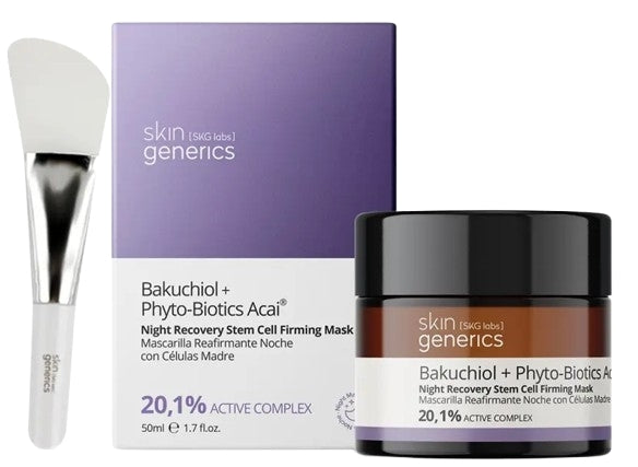 Maschera notte rassodante per il viso Skin Generics Bakuchiol+ Phyto-Biotics Acai Firming Night Mask