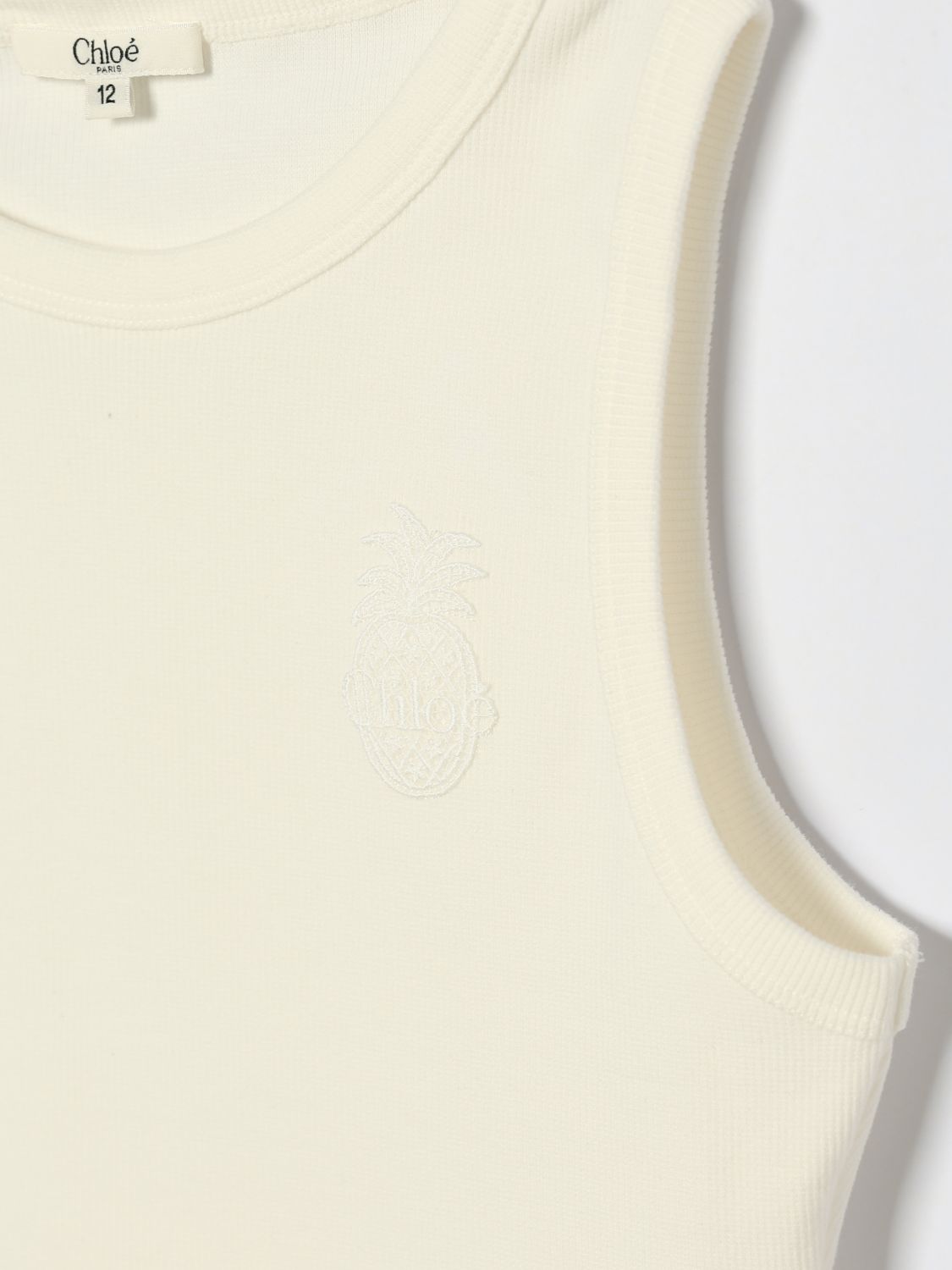 T-Shirt CHLOÉ Kids color White