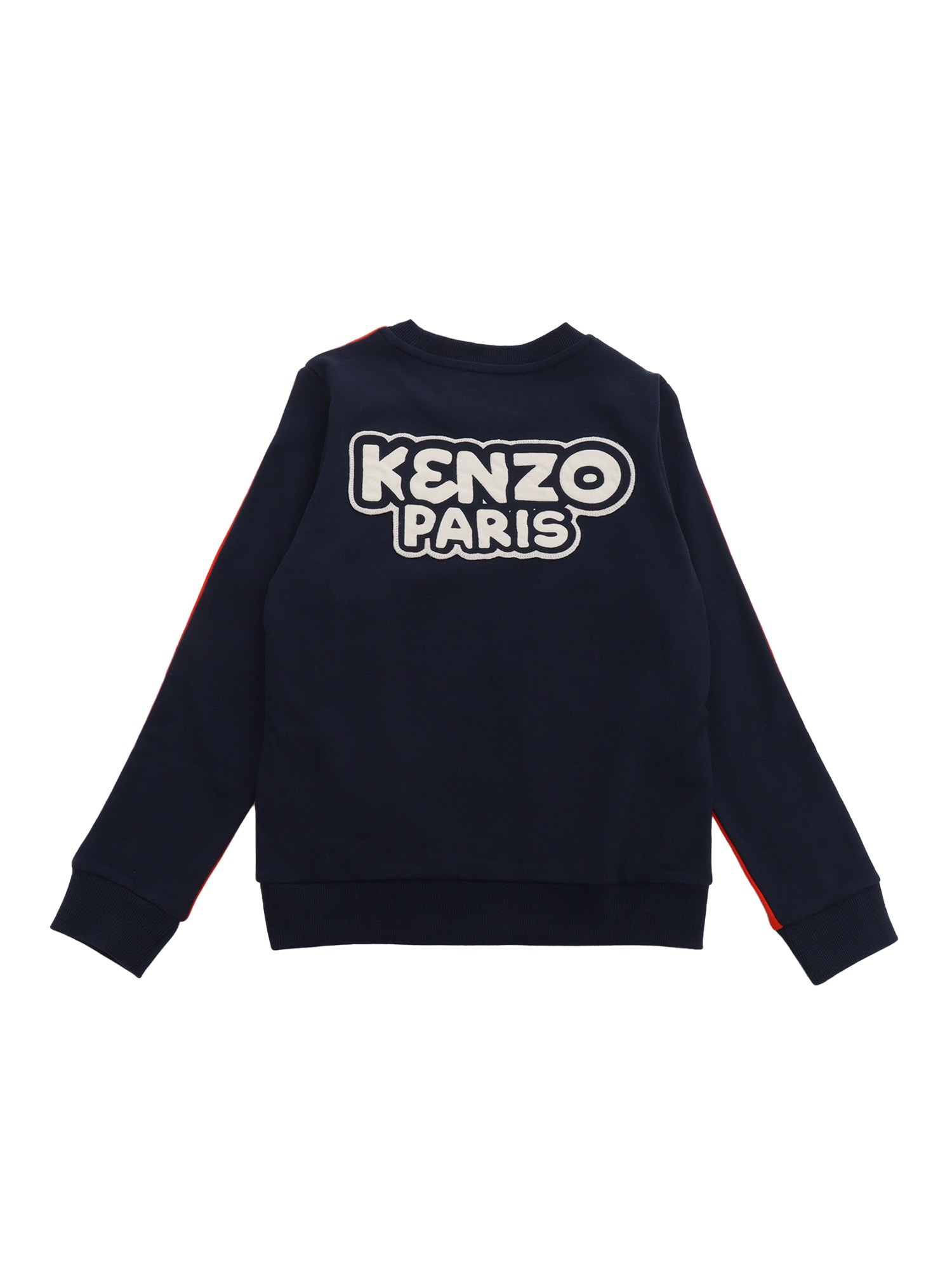 Logo-print cotton-blend sweatshirt - Red