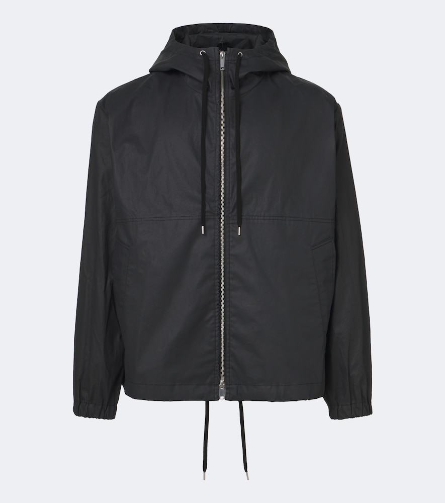 Hooded cotton jacket
