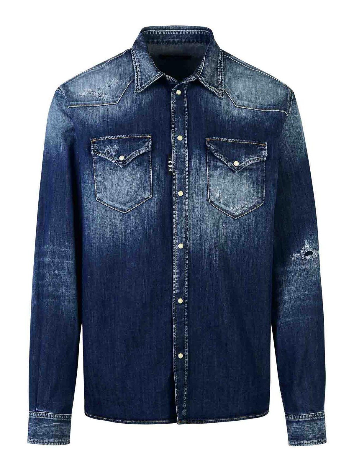 Blue Cotton Shirt