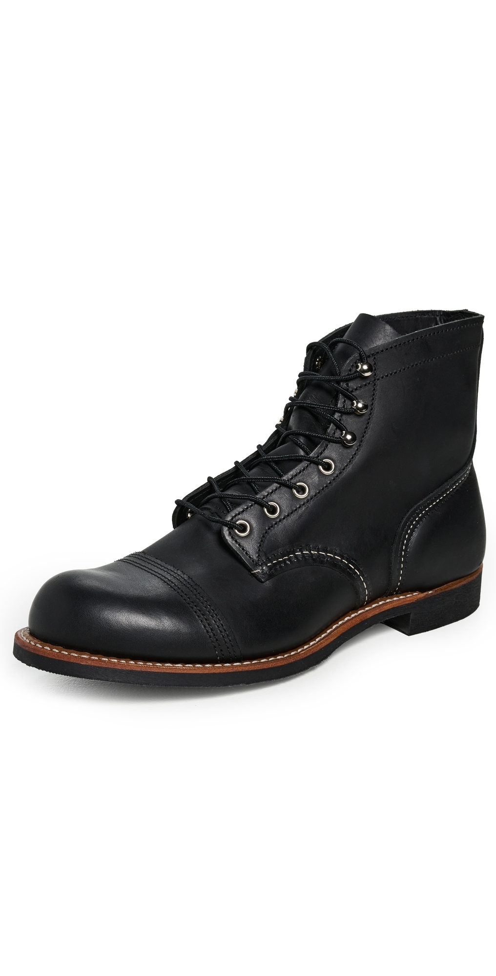 Iron Ranger Harness Leather Boots Black Harness