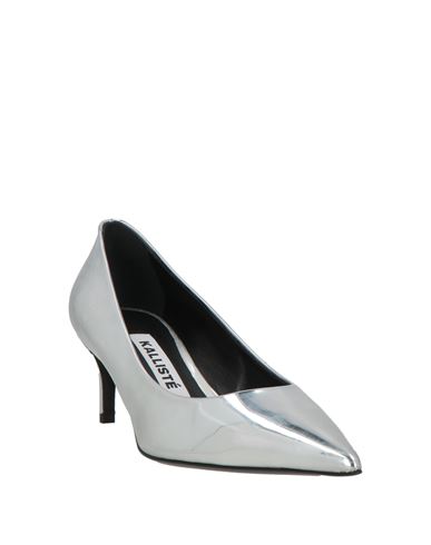 Kallistè Woman Pumps Silver Size 6 Soft Leather