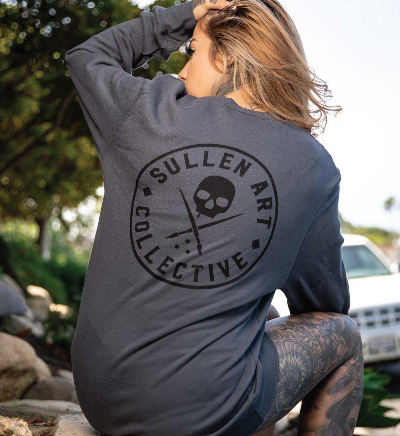 Ever Crew Pullover Fleece - Lyte, ASPHALT