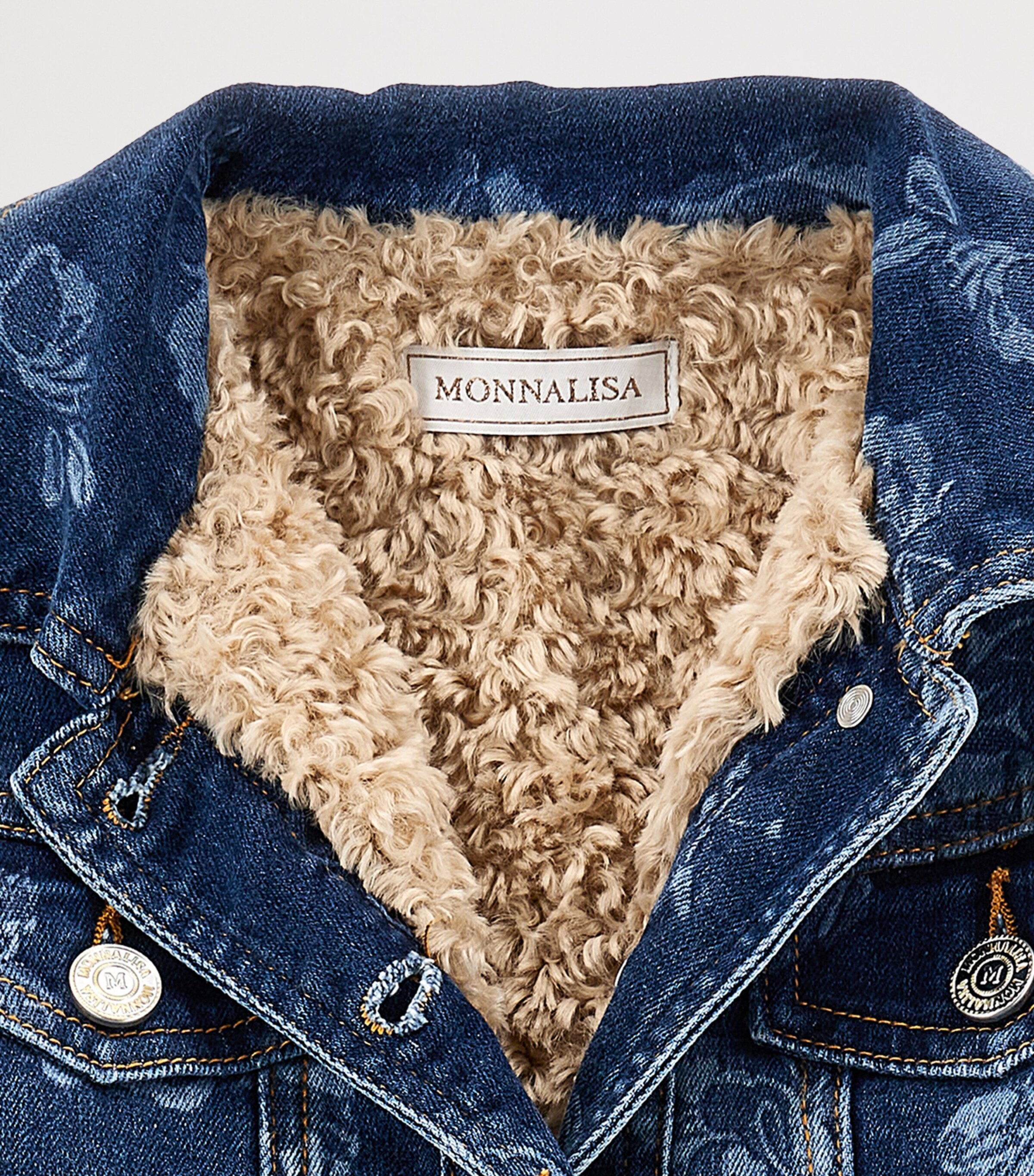 Floral Ruffle Denim Jacket