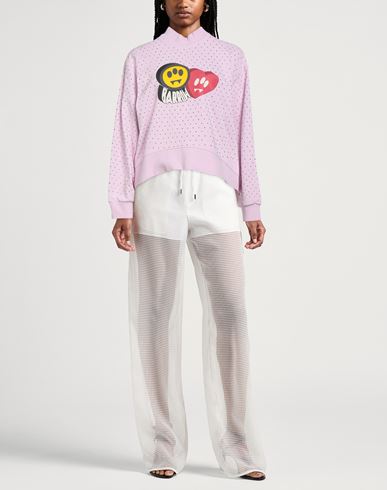 Woman Sweatshirt Pink Size M Cotton