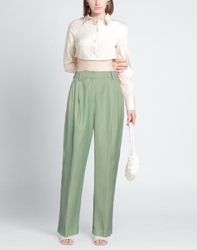 Woman Pants Sage green