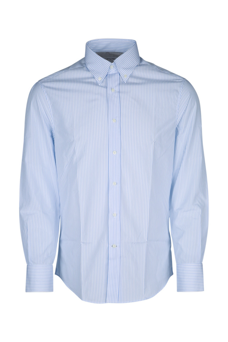 Striped cotton shirt - Blue