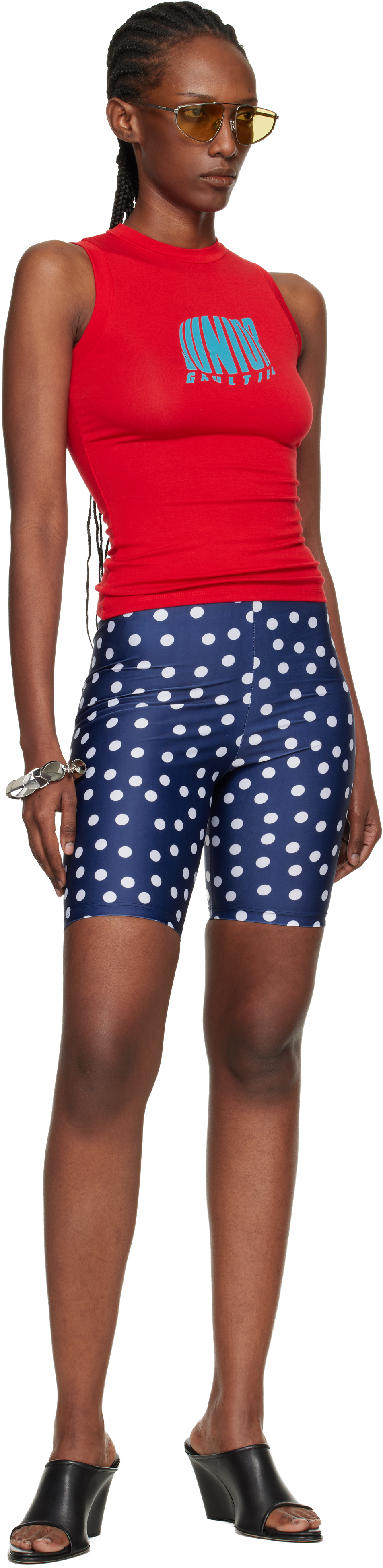 Navy 'The Polka-Dot' Shorts