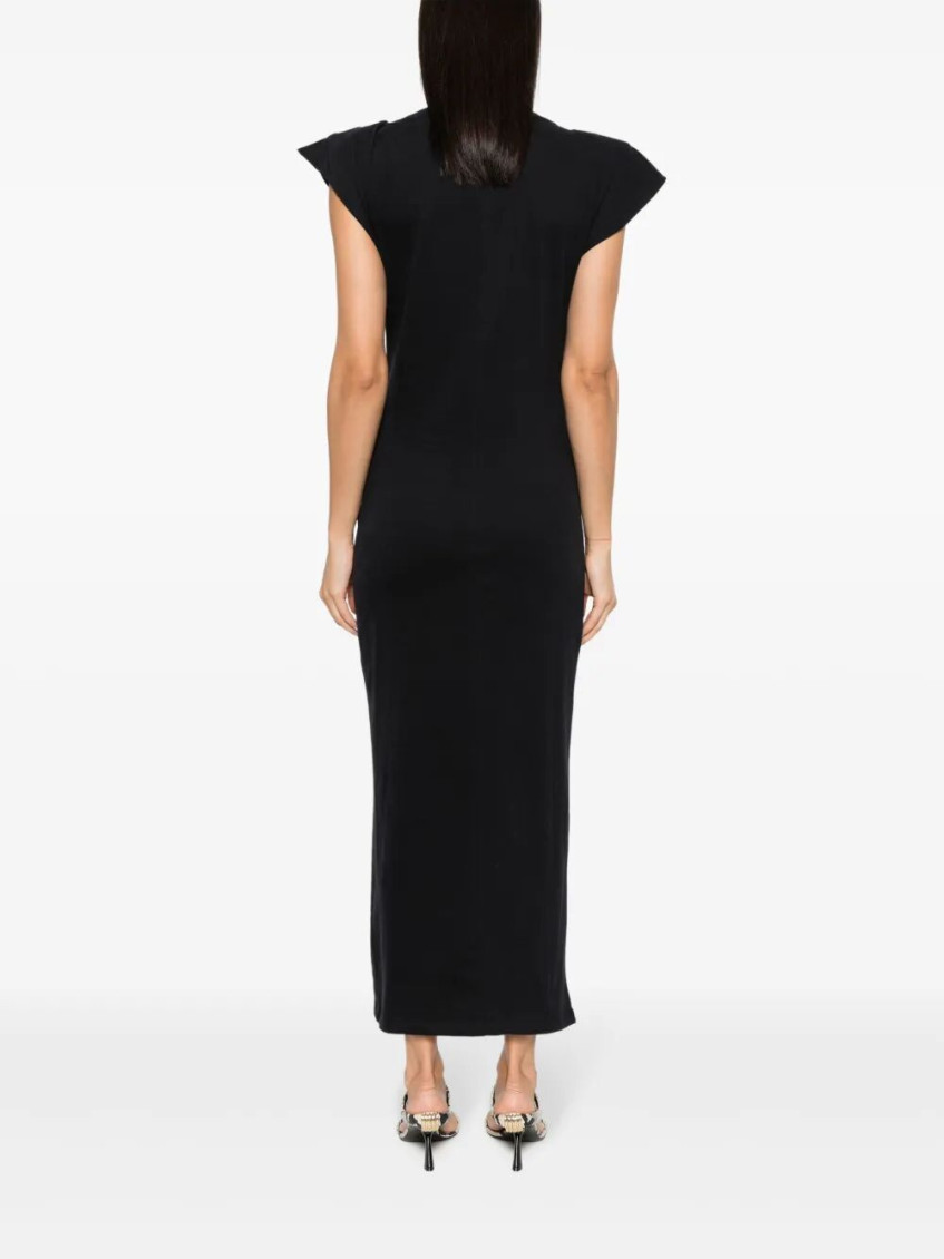 Black Nadela Long Jersey Dress