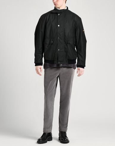 Man Jacket Dark green Size L Cotton