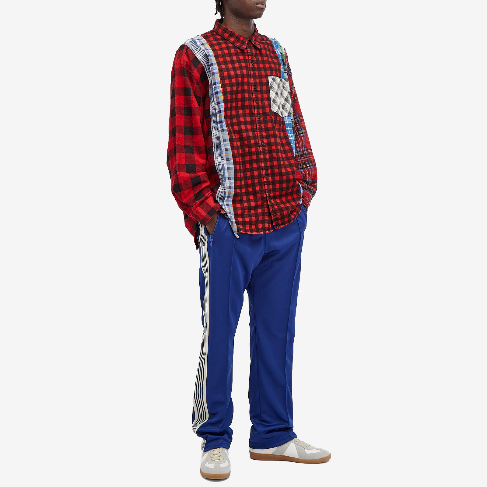 Men's 7 Cuts Wide Flannel Shirt in Assorted 