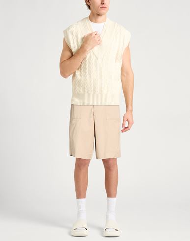 Man Shorts & Bermuda Shorts Beige Size 31 Organic cotton, Elastane