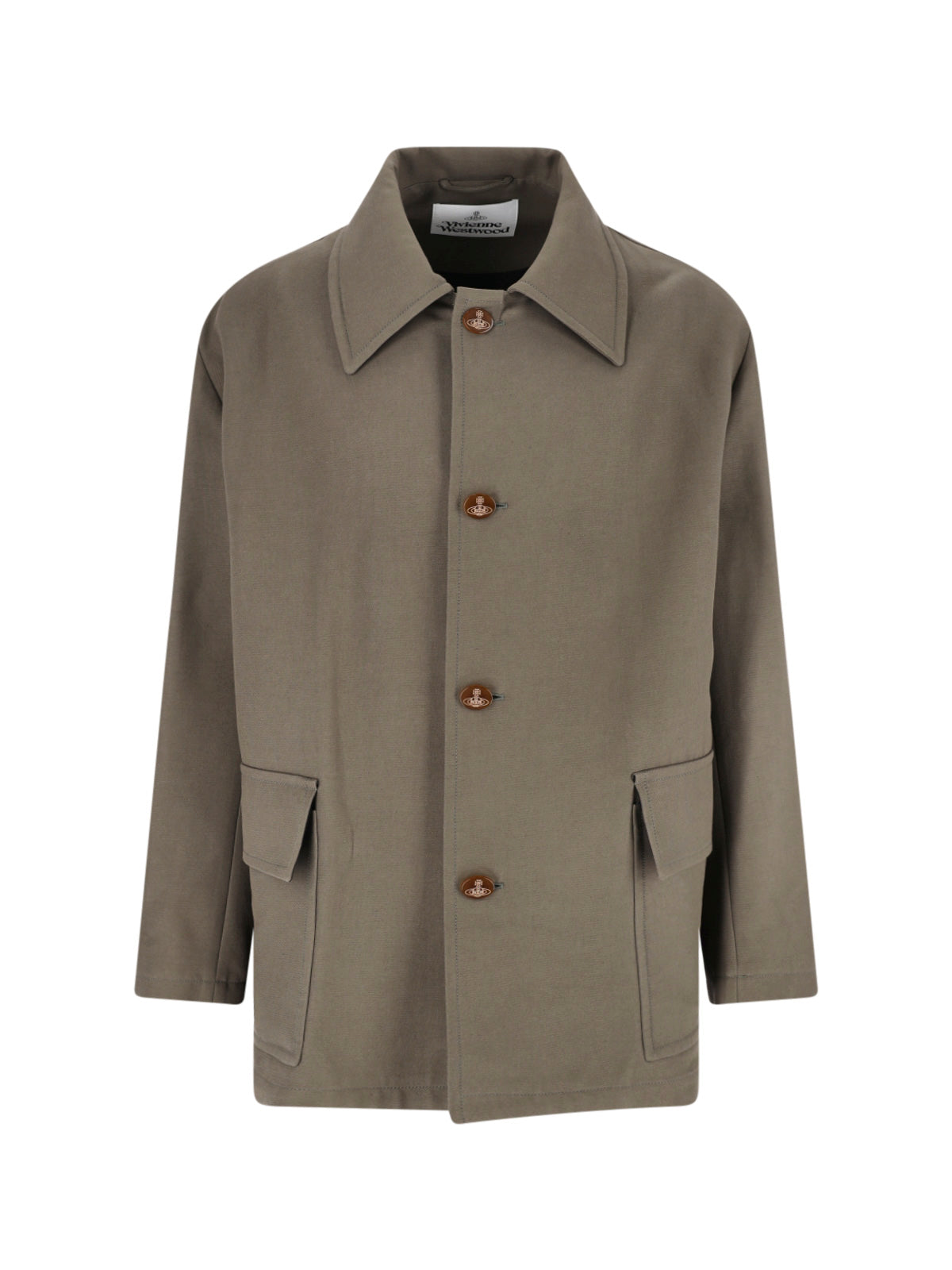 Men's Button-Front Overshirt Jacket
