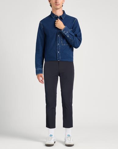 Man Pants Midnight blue Size 31 Polyamide, Elastane