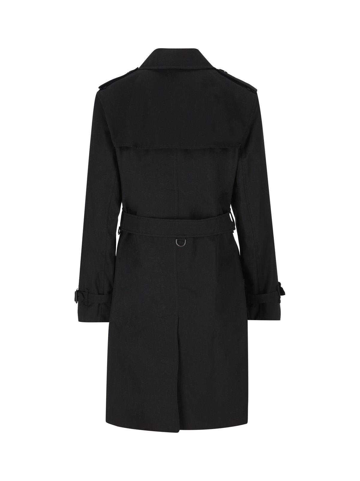 Double Breasted Belted Trench Coat