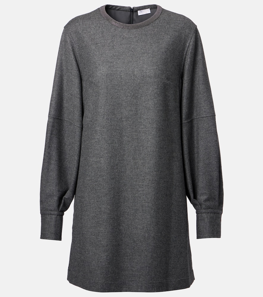 Wool and cashmere minidress