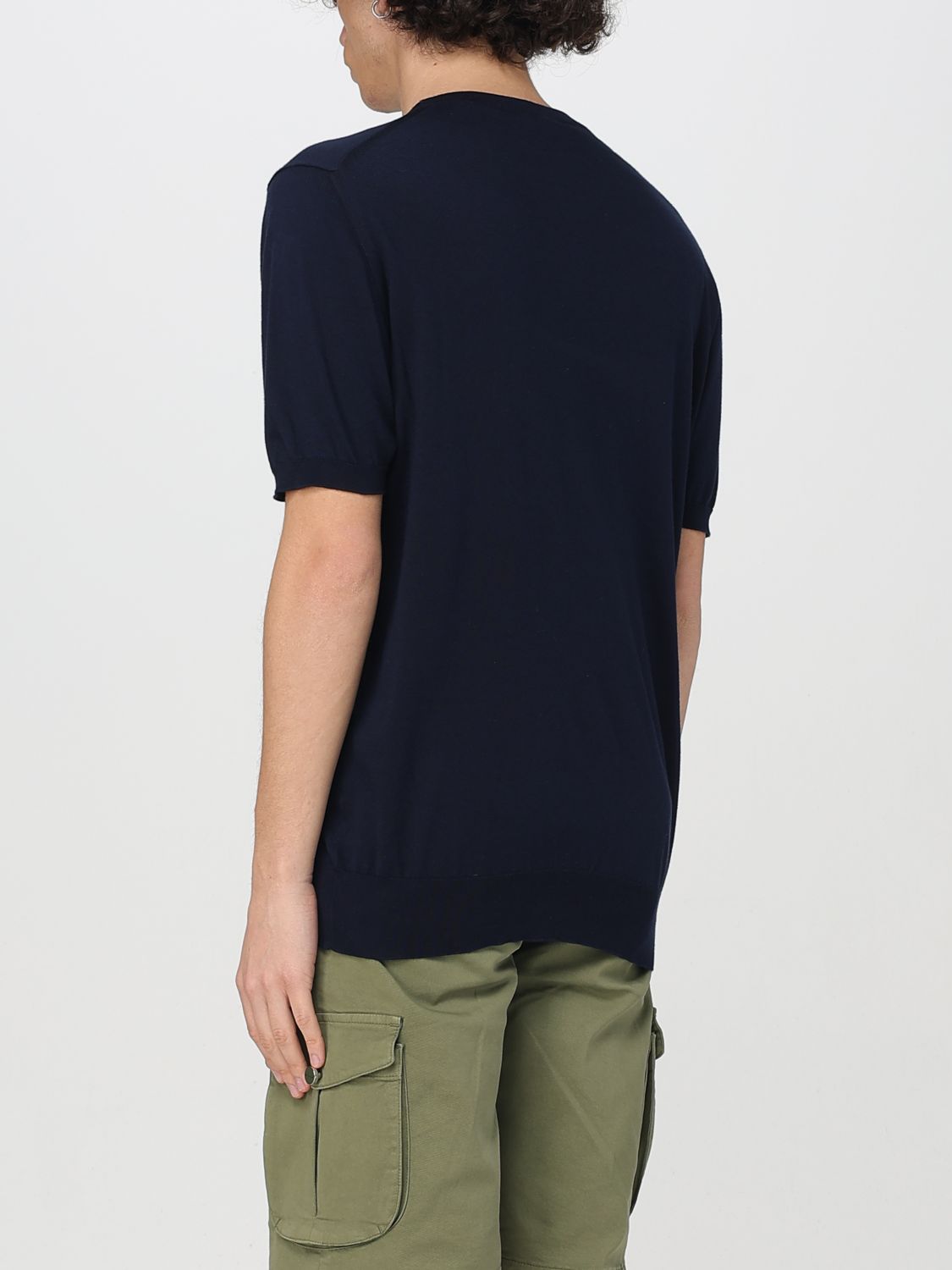 Polo Shirt KITON Men color Blue