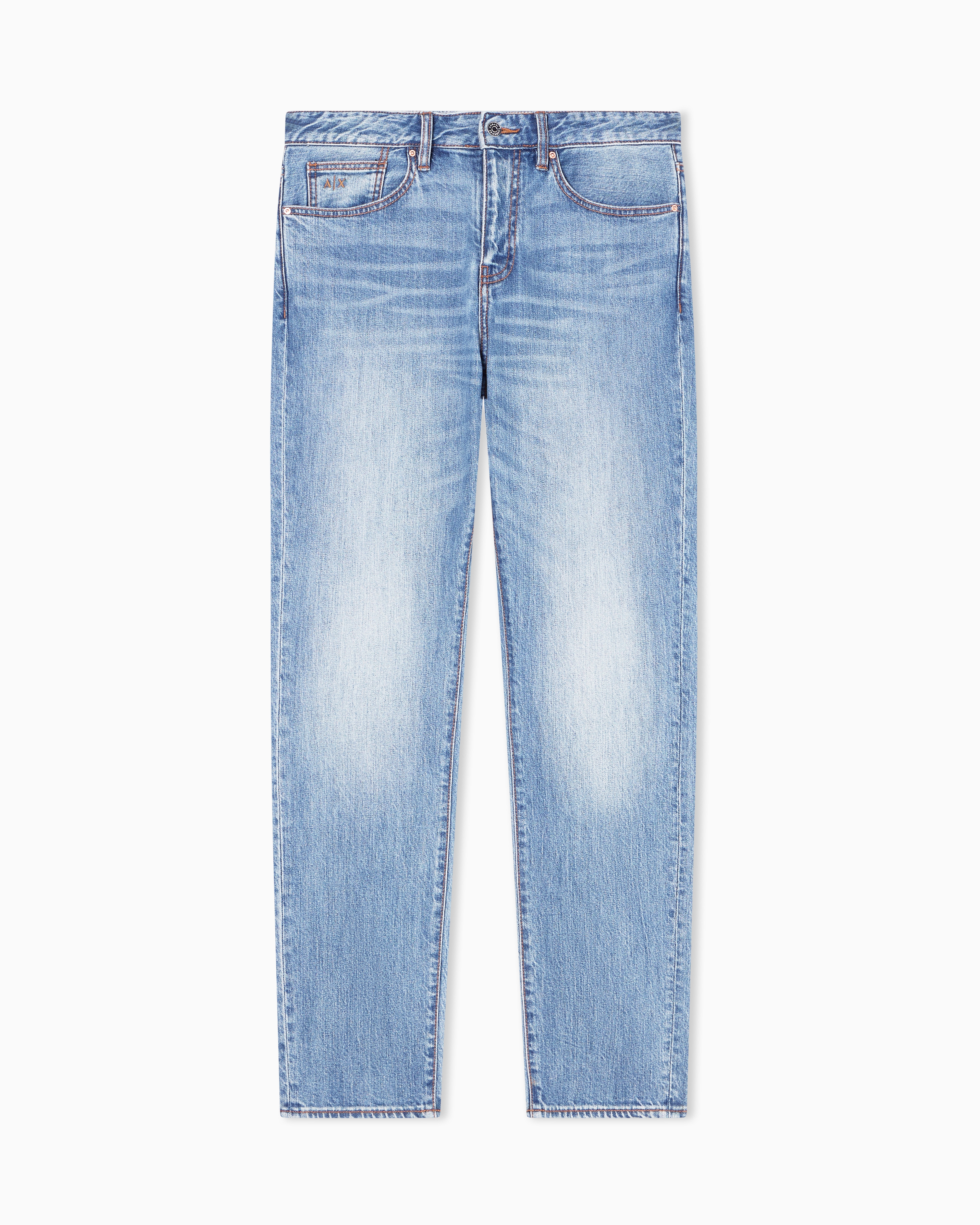 Skinny Jeans in Stretch Denim Classic Blue Wash
