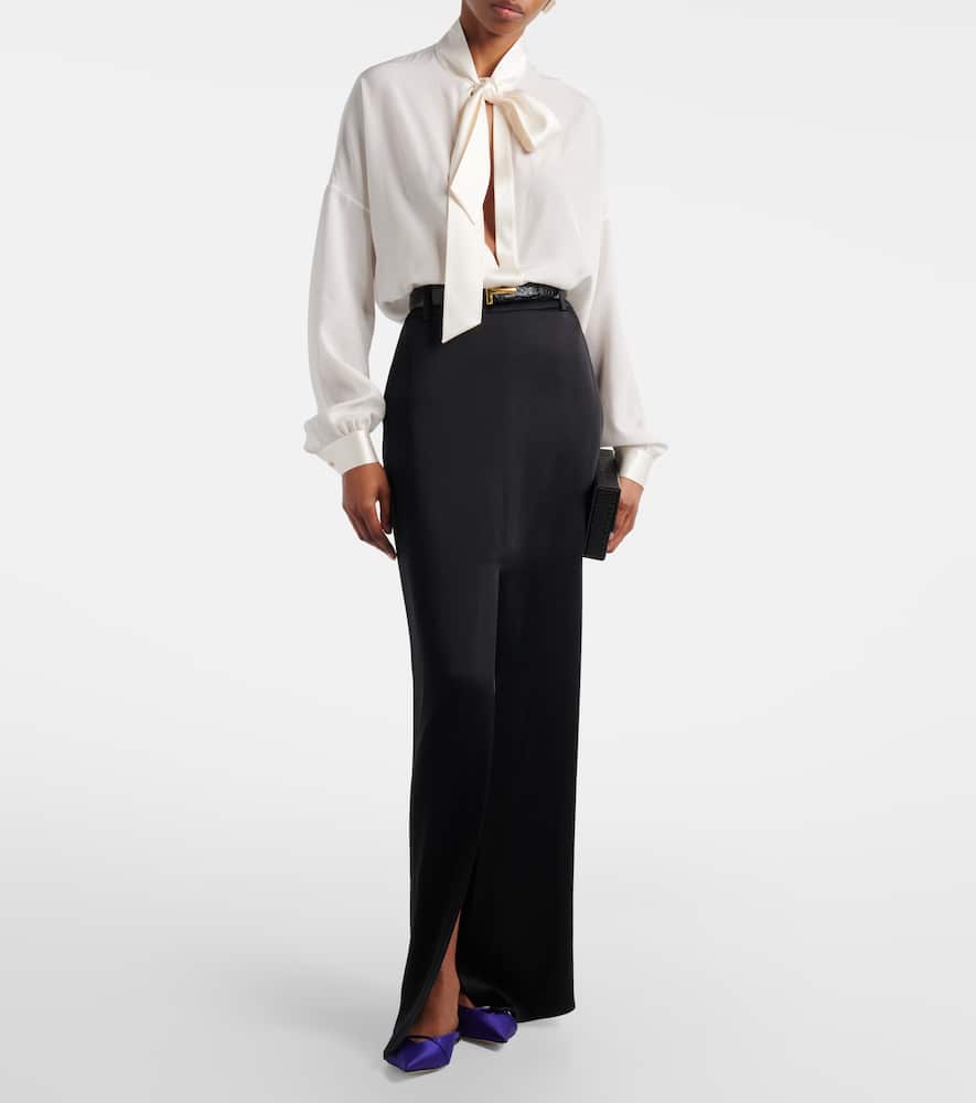 Silk crêpe de chine blouse