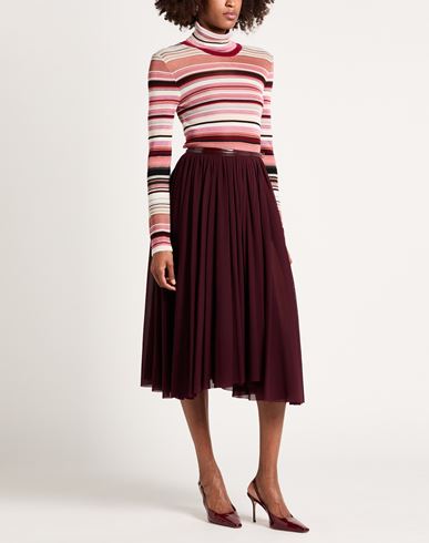 Woman Turtleneck Pink Size 2 Viscose, Wool
